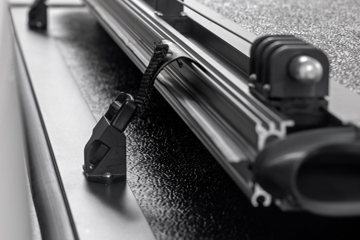 Toyota Tacoma Bed Cover - Rough Country - Hard Low-Profile Tri-Fold (6' Bed) - '24-'26